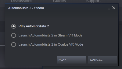 Steam vr deals mode oculus