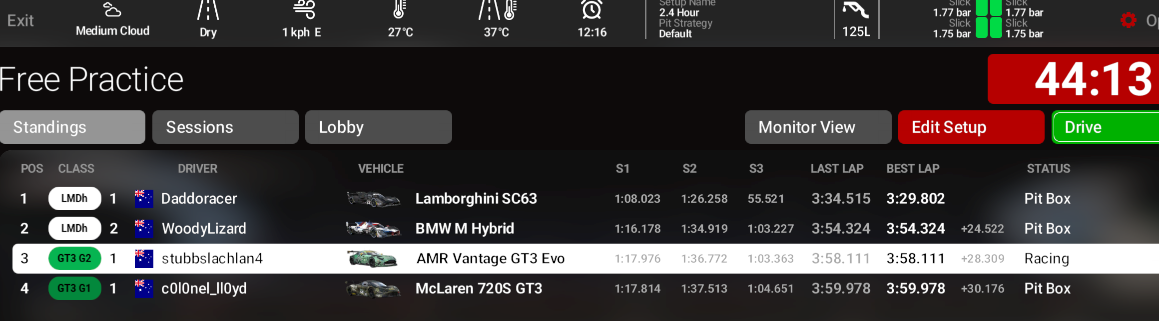 Lloydy lobby screen showing me in a LMDh when in GT3.png